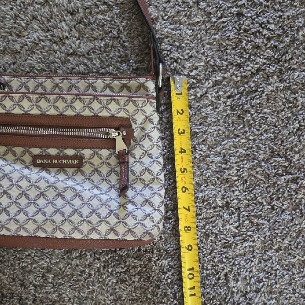 Brown Patterned Crossbody Bag - Picture 9 of 11